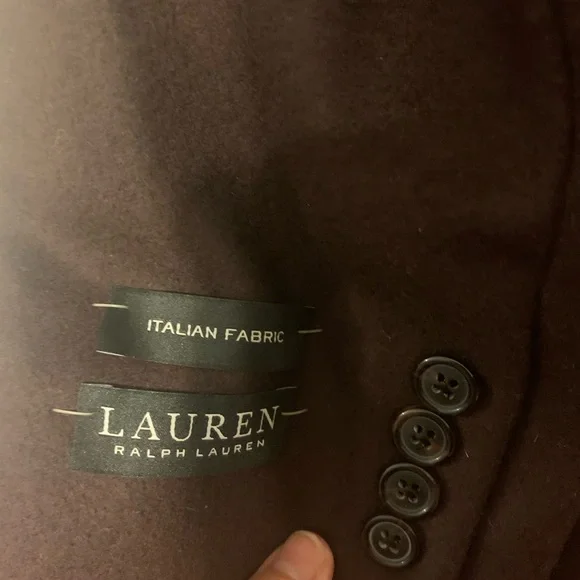 Lauren by Ralph Lauren jacket wine color size 42R. - Picture 7 of 9